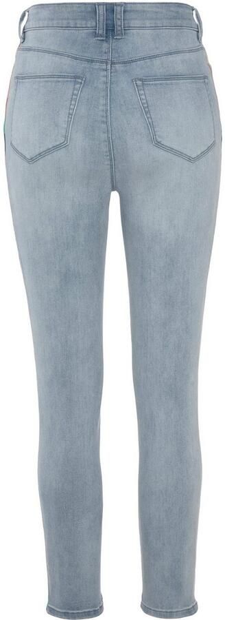 Lascana High-waist jeans met zijborduurwerk elastische skinny jeans - Foto 7