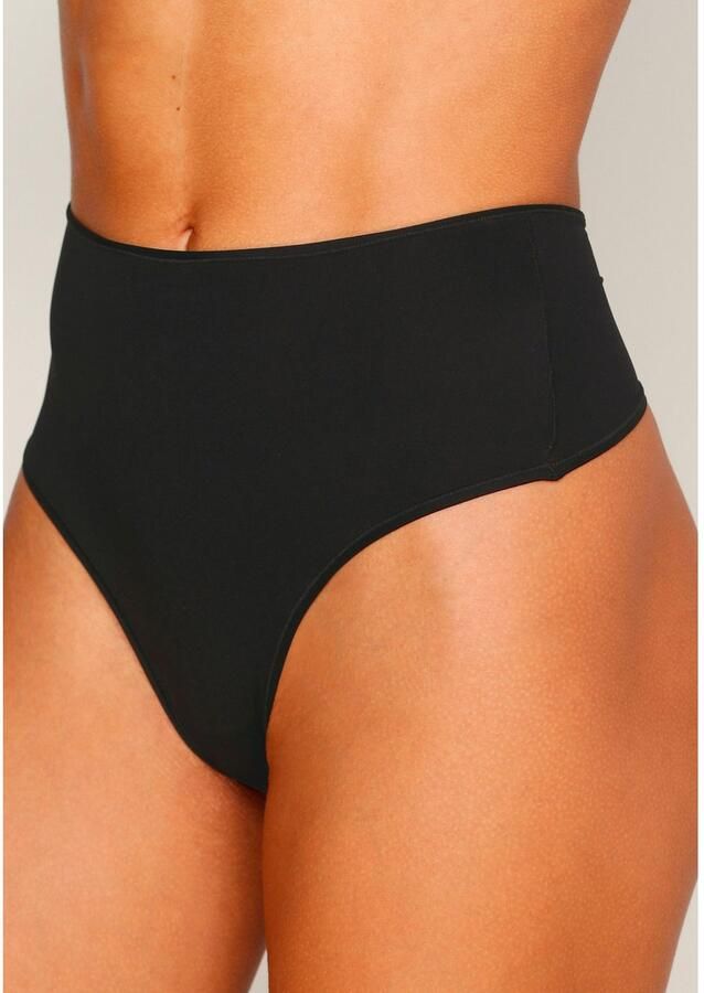 Lascana High-waist-string van zachte en hoog elastische microvezel (Set van 2) - Foto 2