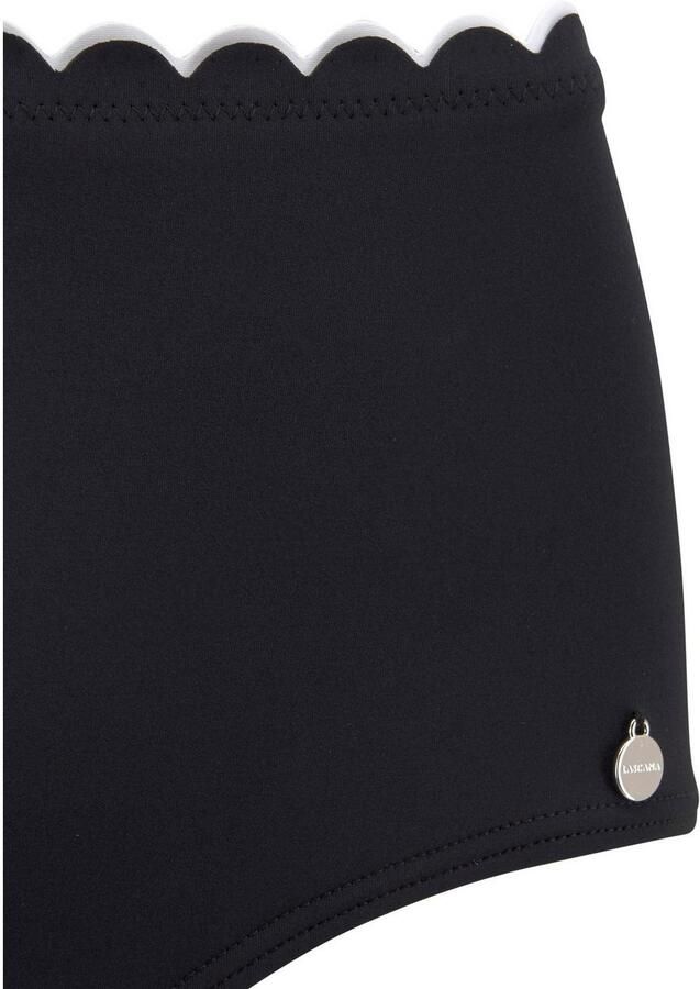 Lascana Highwaist-bikinibroekje Camilla met kleurcontrast