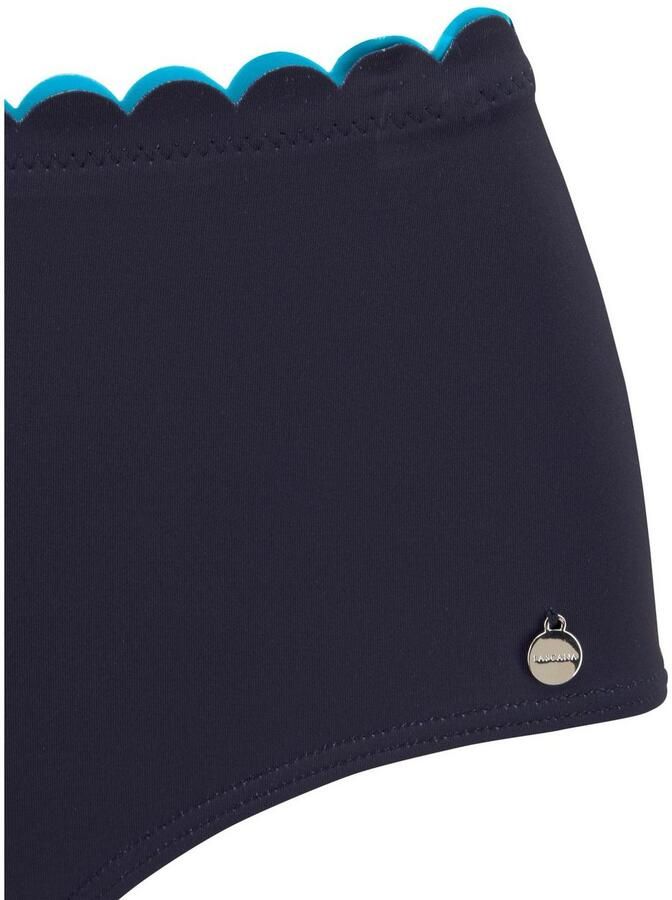 Lascana Highwaist-bikinibroekje Camilla met kleurcontrast
