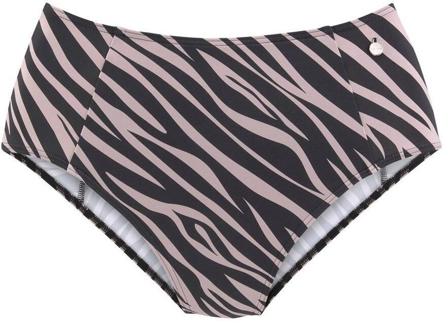 Lascana Highwaist-bikinibroekje Kaa in animaldesign - Foto 6