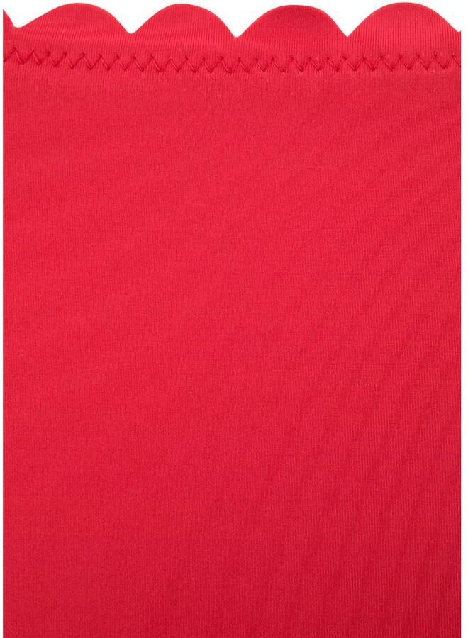 Lascana Highwaist-bikinibroekje Scallop met gelaserd schulprandje