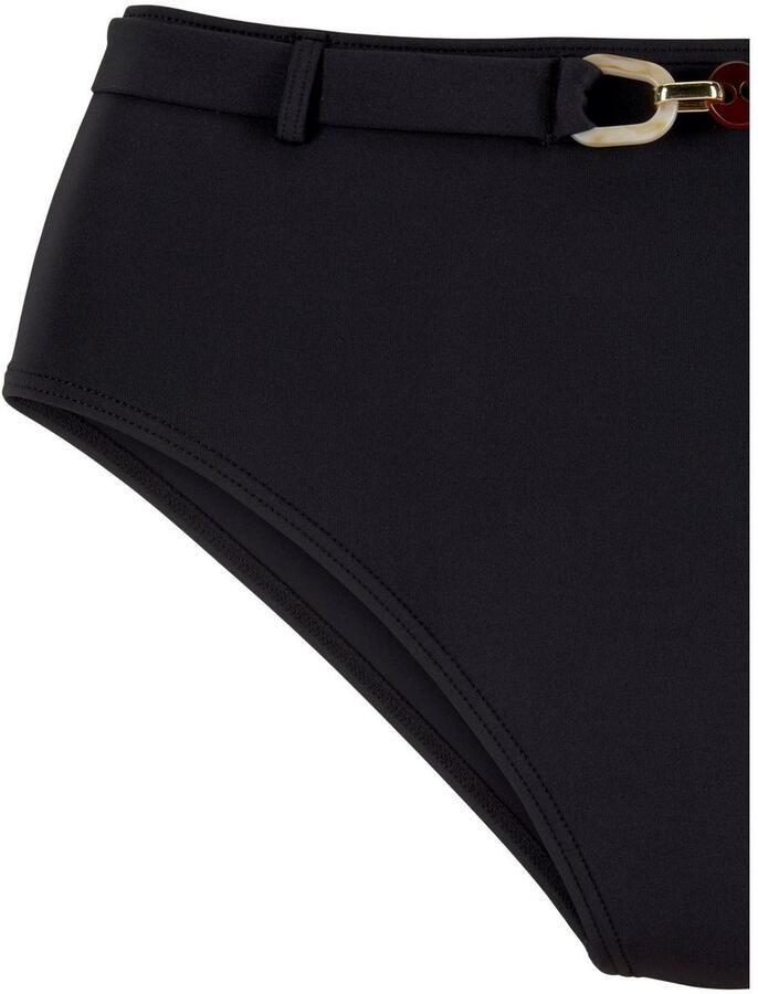 Lascana Highwaist-bikinibroekje Yves met nobele siersaccessoires