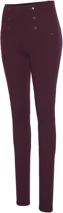 Lascana Highwaist legging met decoratieve knopen - Foto 6