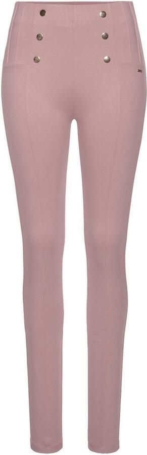 Lascana Highwaist legging met decoratieve knopen - Foto 5