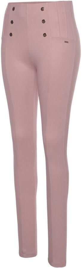 Lascana Highwaist legging met decoratieve knopen - Foto 6
