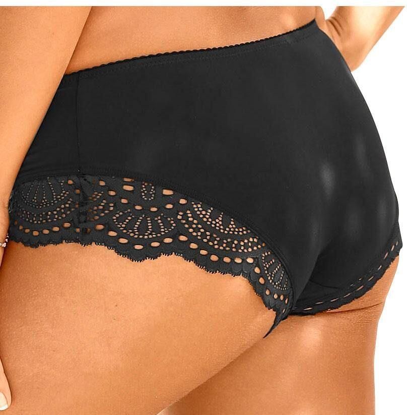 Lascana Hipster Aurora met chique kanten inzet aan de beenlijnen