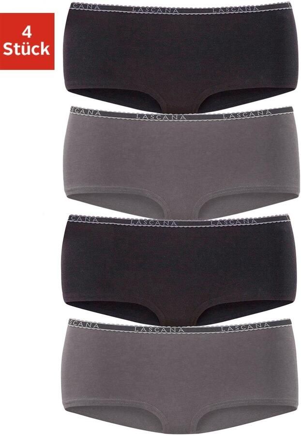 Lascana Hipster elastische katoenkwaliteit (4 stuks Set van 4) - Foto 4