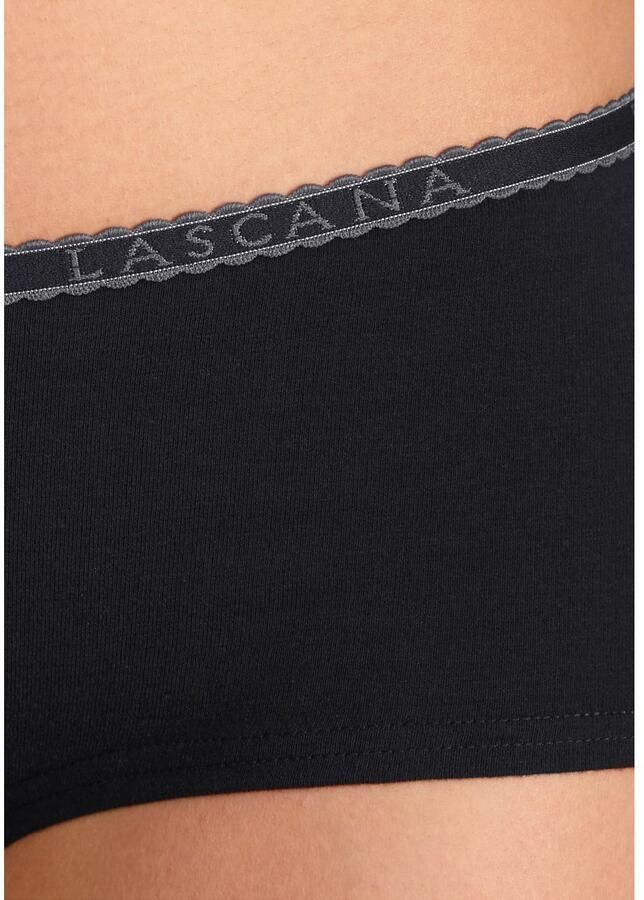 Lascana Hipster elastische katoenkwaliteit (4 stuks Set van 4)