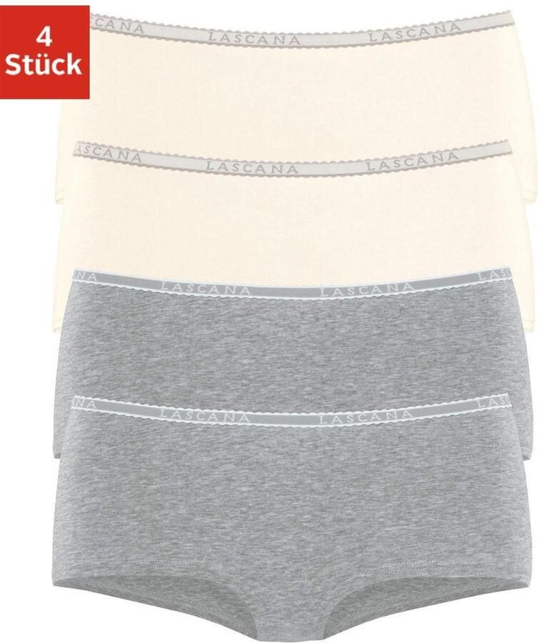 Lascana Hipster elastische katoenkwaliteit (4 stuks Set van 4) - Foto 4