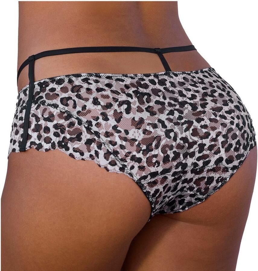 Lascana Hipster in opwindende luipaard-look