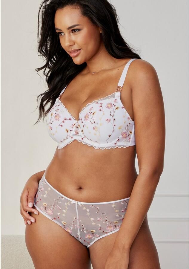 Lascana Hipster met mooi bloemborduursel in transparante look - Foto 3