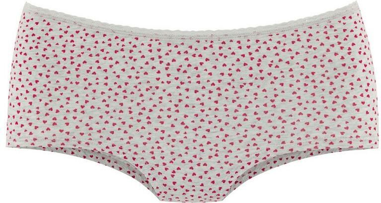Lascana Hipster met schattige hartjesprints en van elastische katoenkwaliteit (Set van 5) - Foto 4