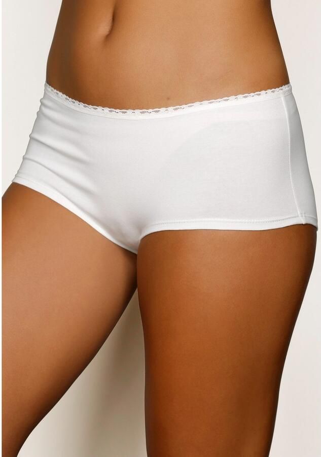 Lascana Hipster met schattige hartjesprints en van elastische katoenkwaliteit (Set van 5) - Foto 3