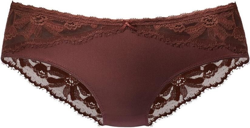 Lascana Hipster met zijdezachte glans en edele jacquardkant - Foto 4