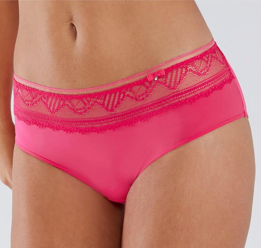 Lascana Hipster TIZIANA met kant gedeeltelijk van gerecycled polyamide - Foto 4