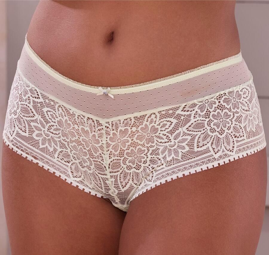 Lascana Hipster van bloemige jacquardkant met leuk accessoire - Foto 3