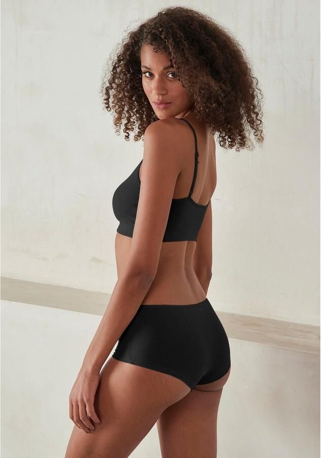 Lascana Hipster van elastisch katoen (4 stuks Set van 4)