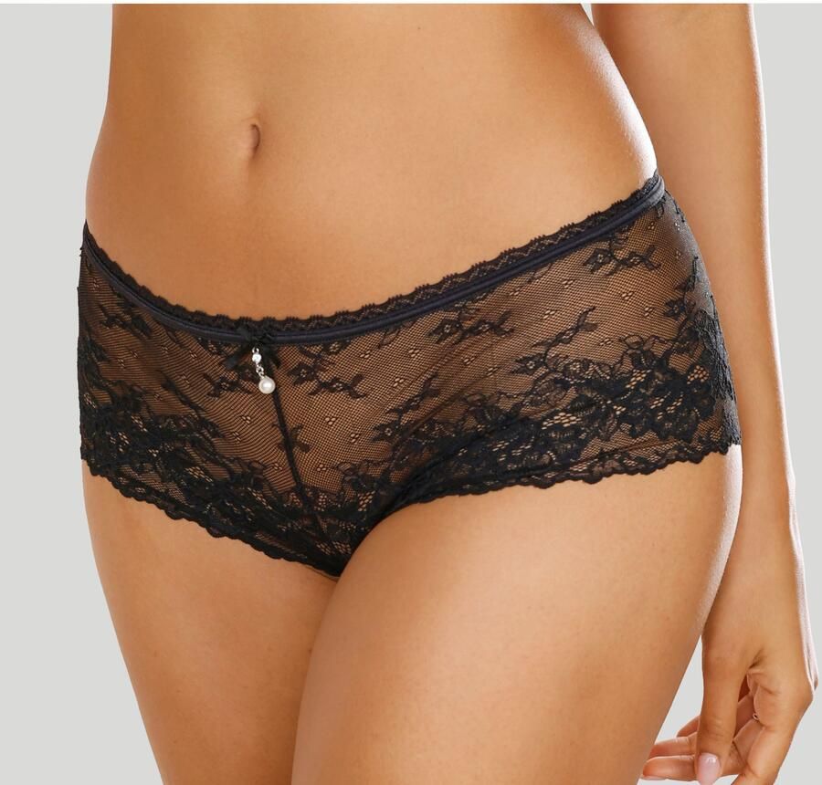 Lascana Hipster van subtiel transparante jacquardkant met edele parelaccessoire - Foto 4