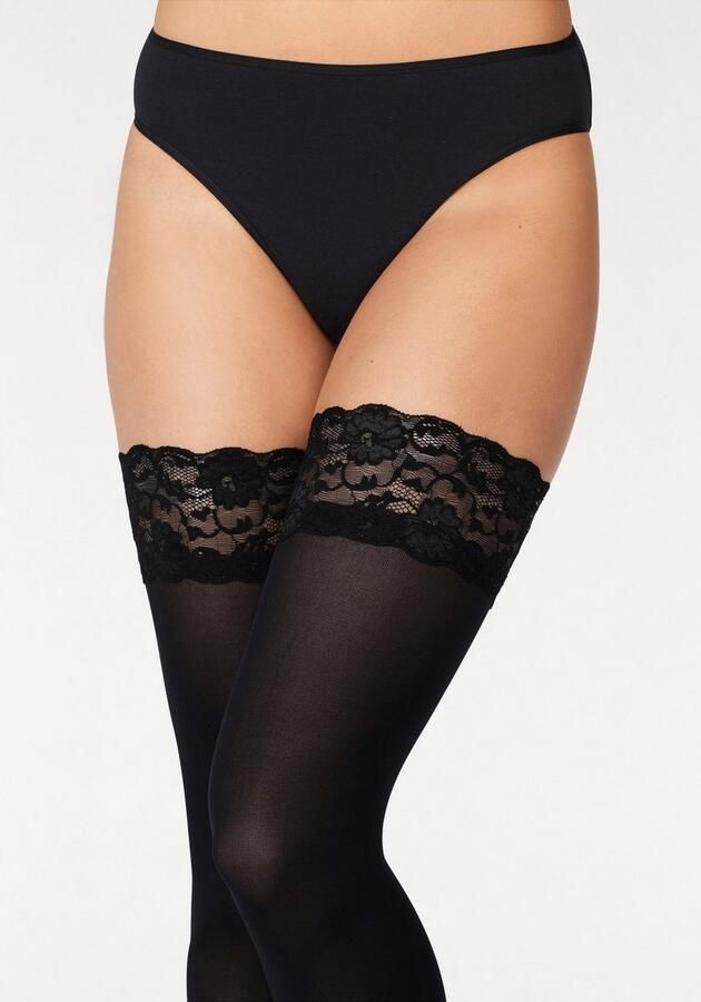 Lascana Hold-up kousen met fijne kant - Foto 9