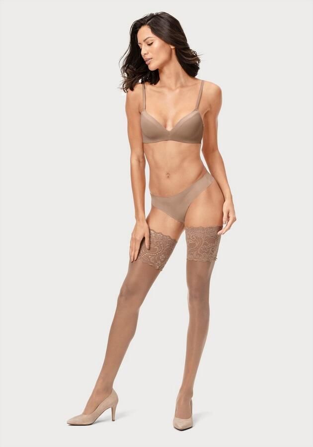 Lascana Hold-up kousen met kant - Foto 6