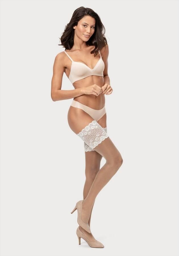 Lascana Hold-up kousen met kanten rand (1 paar) - Foto 6