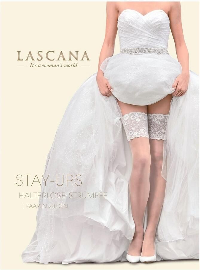Lascana Hold-up kousen met kanten rand (1 paar) - Foto 2