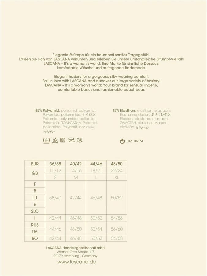 Lascana Hold-up kousen met kanten rand (1 paar)