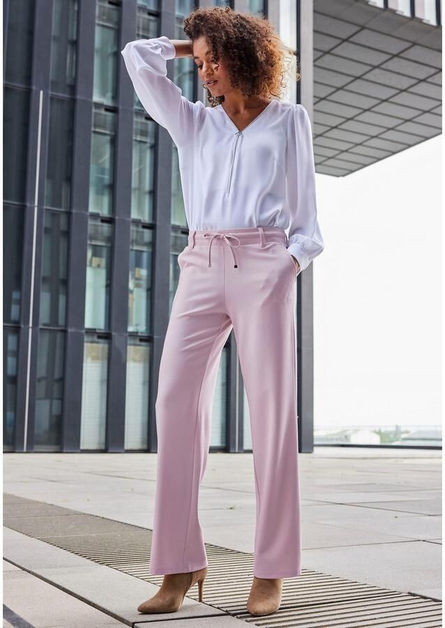 Lascana Homewearbroek in zacht vloeiend materiaal loungewear