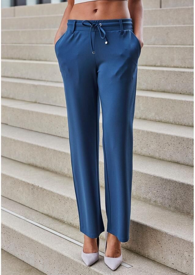 Lascana Homewearbroek in zacht vloeiend materiaal loungewear