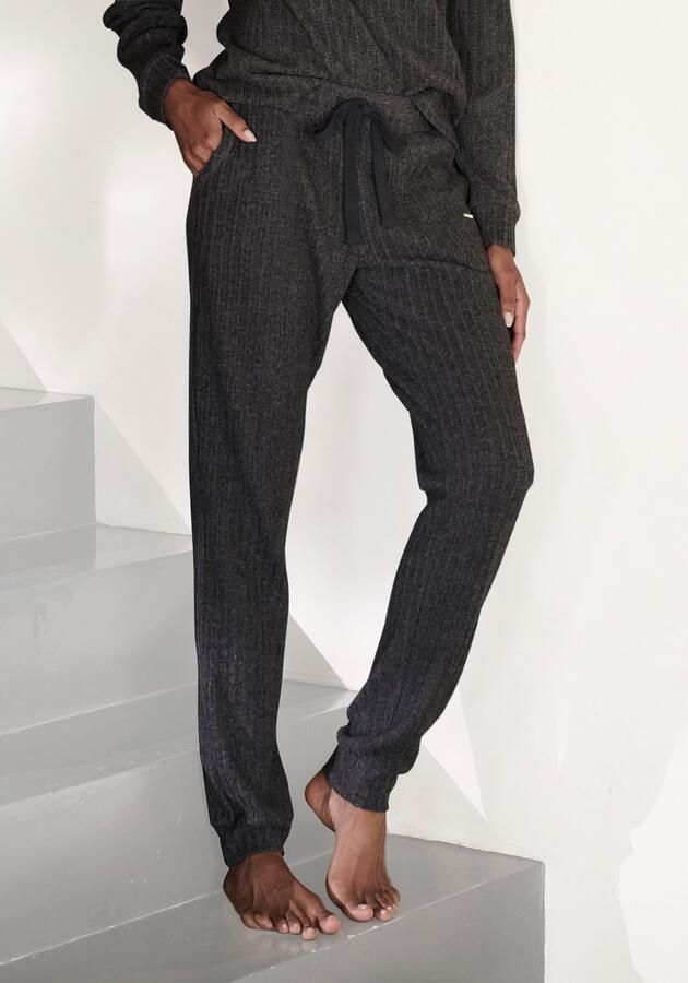 Lascana Homewearbroek -Loungebroek Lounge- brei broek met praktische zakken loungewear - Foto 6