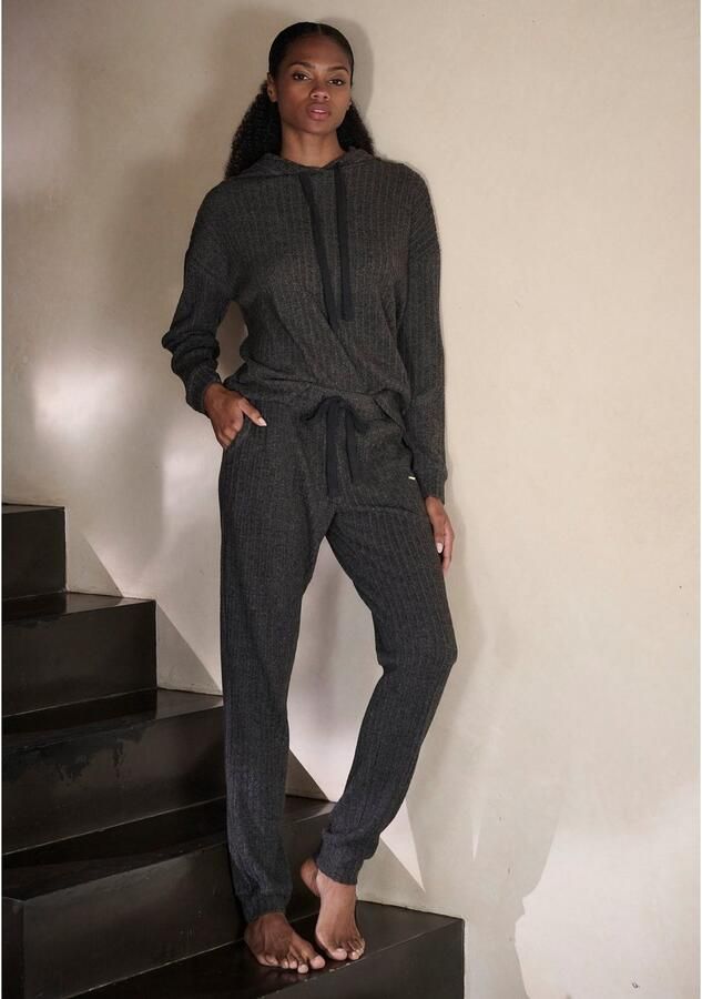 Lascana Homewearbroek -Loungebroek Lounge- brei broek met praktische zakken loungewear - Foto 4