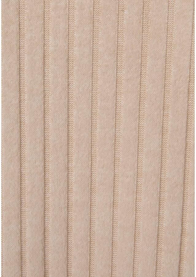 Lascana Hoodie Breipullover met capuchon en gemêleerd uiterlijk loungewear - Foto 4