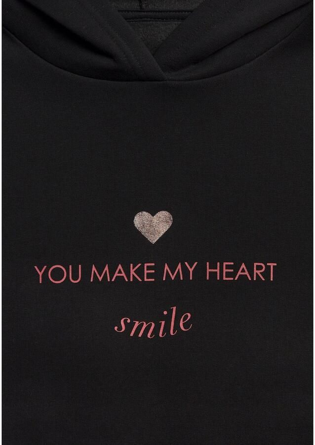 Lascana Hoodie Lounge- capuchontrui met print voor loungewear - Foto 2