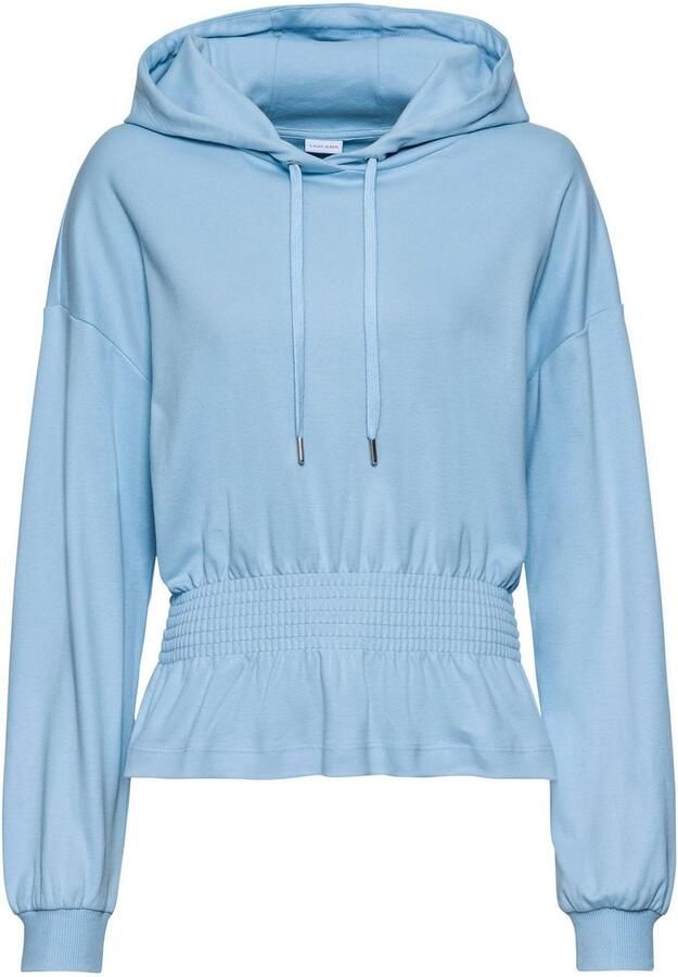 Lascana Hoodie met elastische rimpeling in de taille loungewear - Foto 4