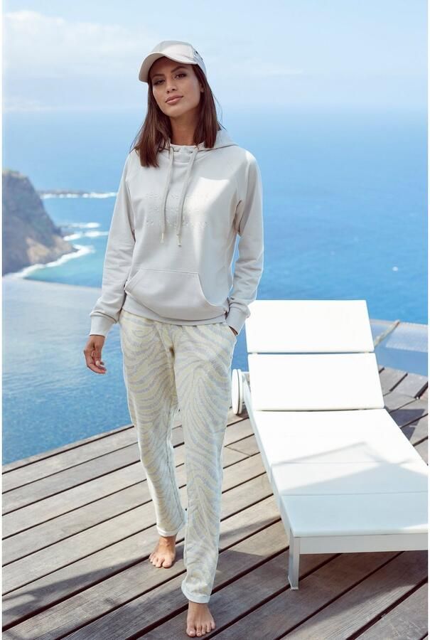 Lascana Hoodie met statement print loungewear - Foto 7