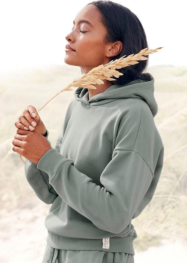 Lascana Hoodie van biologische katoen loungewear - Foto 6