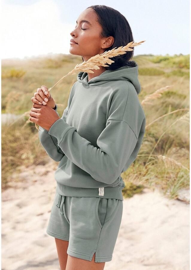 Lascana Hoodie van biologische katoen loungewear - Foto 3