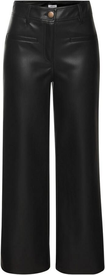 Lascana Imitatieleren broek in rechte vorm kunstleer feestelijk modern - Foto 7