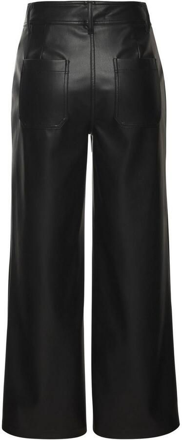 Lascana Imitatieleren broek in rechte vorm kunstleer feestelijk modern - Foto 6