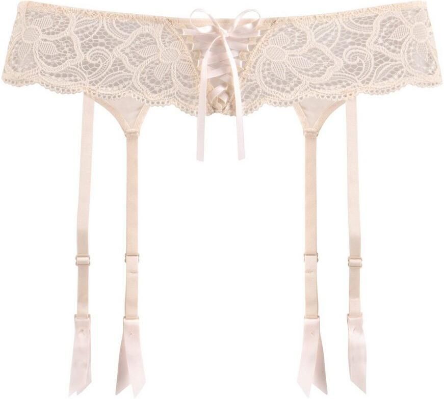 Lascana Jarretelgordeltje Nikoletta met opwindende vetersluiting sexy dessous