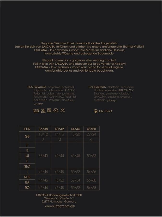 Lascana Jarretelkousen met brede kantband (1 paar)