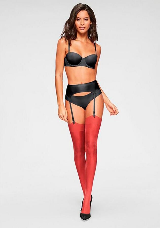 Lascana Jarretelkousen met siliconenvrije sokranden (set 2 paar) - Foto 2