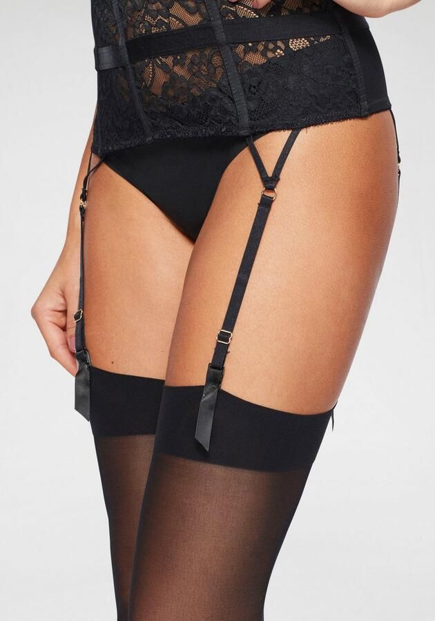 Lascana Jarretelkousen met siliconenvrije sokranden (set 2 paar) - Foto 8