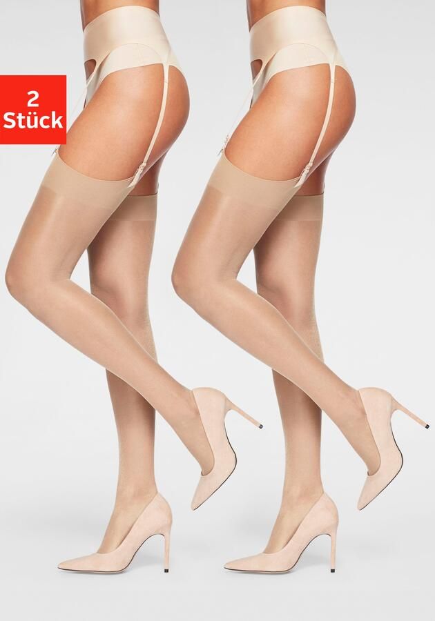 Lascana Jarretelkousen met siliconenvrije sokranden (set 2 paar) - Foto 6