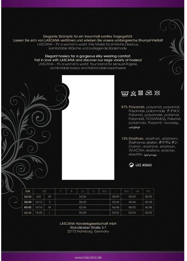 Lascana Jarretelkousen van netmateriaal met fijne kanten band (2 paar)