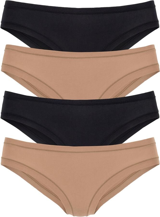 Lascana Jazz-hipsters "Perfect Basics" van elastisch katoen (set 4 stuks) - Foto 8