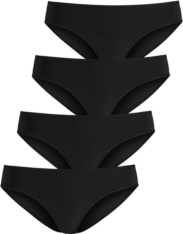 Lascana Jazz-hipsters van elastisch katoen (4 stuks Set van 4) - Foto 5