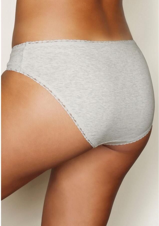 Lascana Jazzpants met schattige hartjesprints en van elastische katoenkwaliteit (Set van 5) - Foto 3