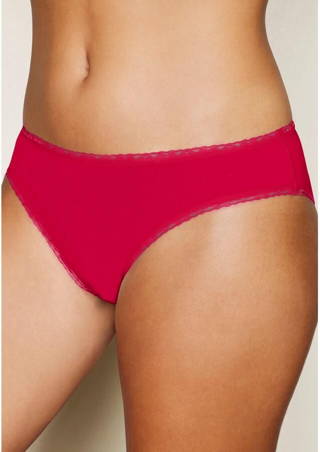 Lascana Jazzpants met schattige hartjesprints en van elastische katoenkwaliteit (Set van 5) - Foto 2